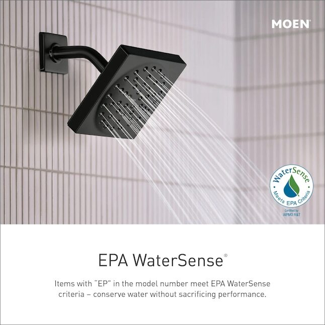 Moen 3669EPBL Eco-Performance Handheld Shower - Matte Black 4-Spray Pattern 69in