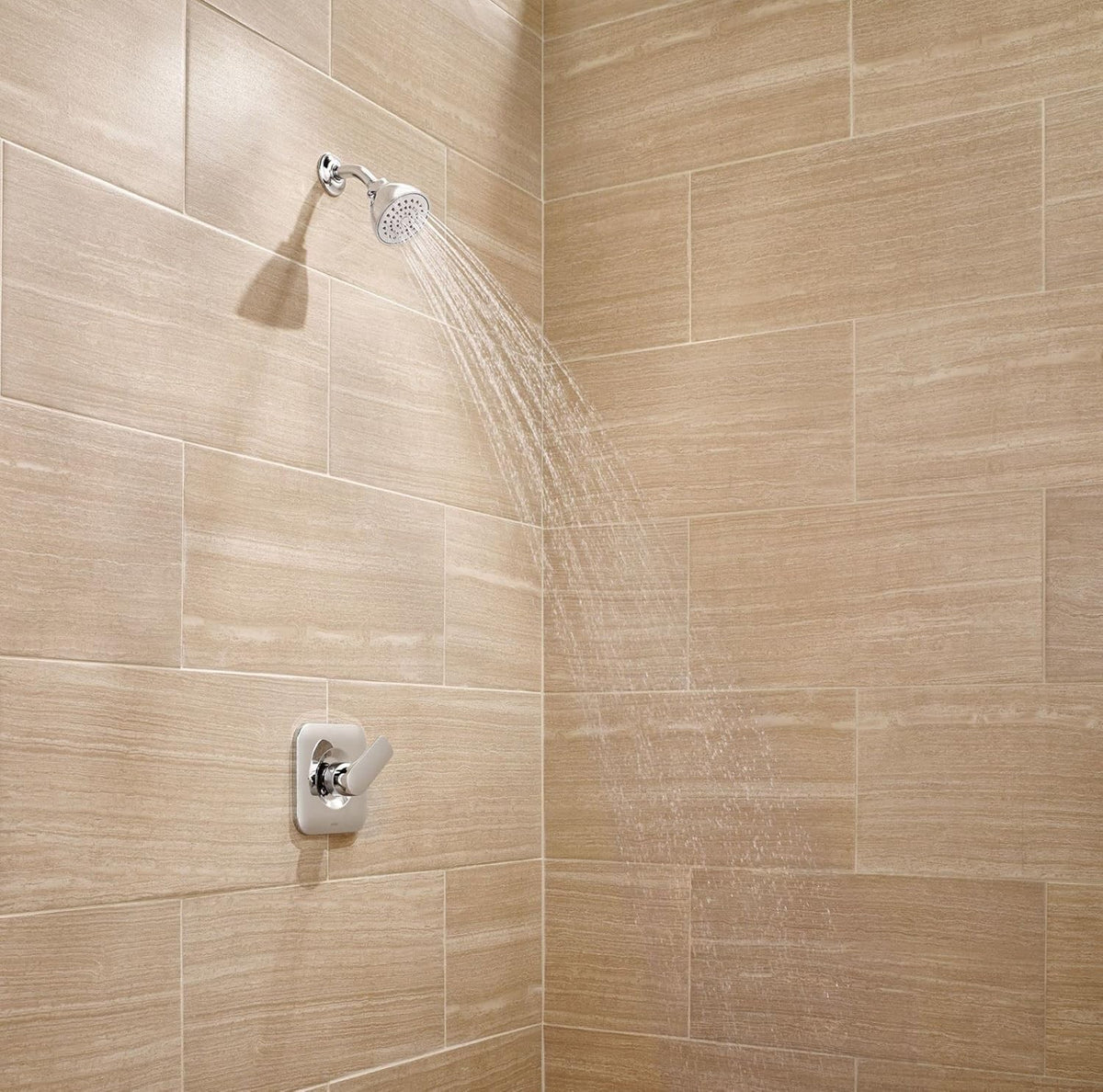 Moen T2811 Rizon 1-Handle Shower Valve Trim Only Less Rough-In Valve - Chrome