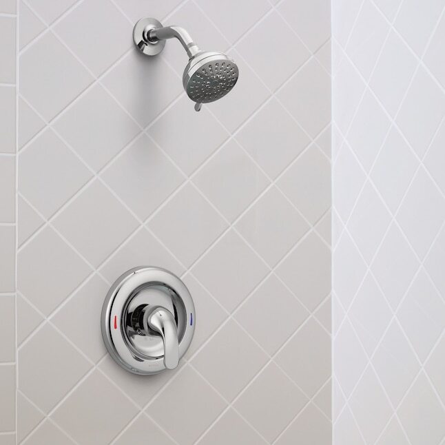 Moen Adler Chrome 1-handle Multi-function 3.5-Inches Round Bathtub 82603 W/Valve