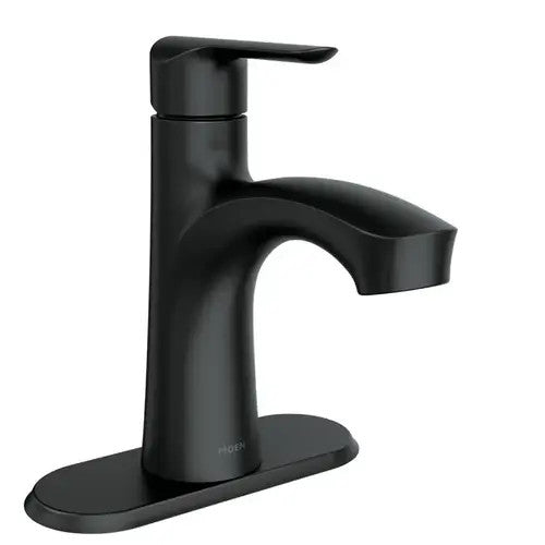 Moen 84516BL Findlay One-Handle High Arc Bathroom Faucet in Matte Black Finish
