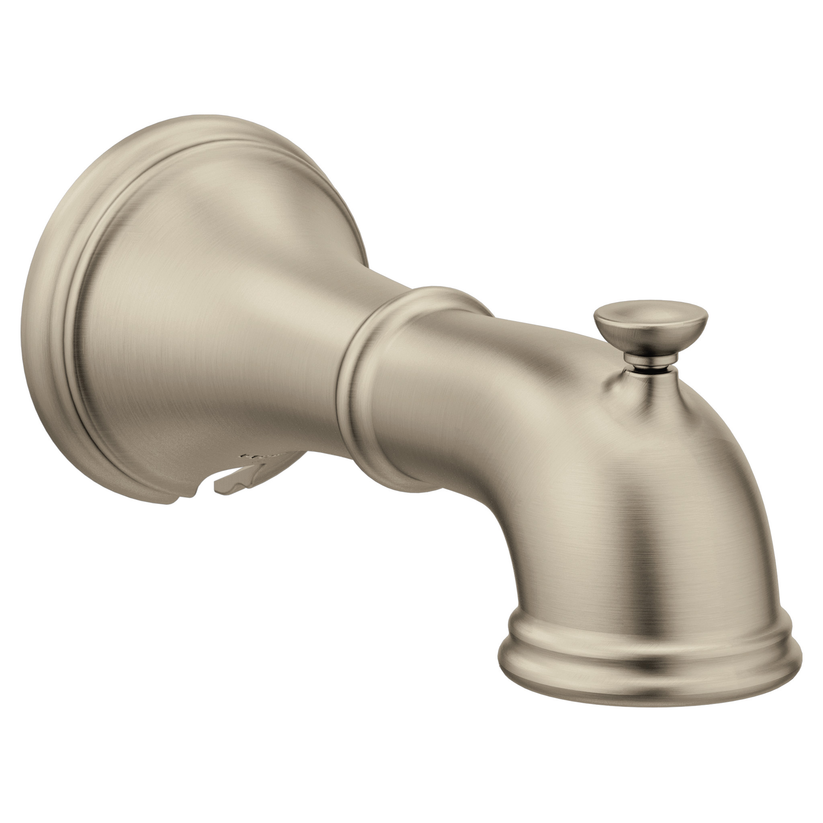 Moen 185820BN Brushed Nickel Belfield Diverter Tub Spout