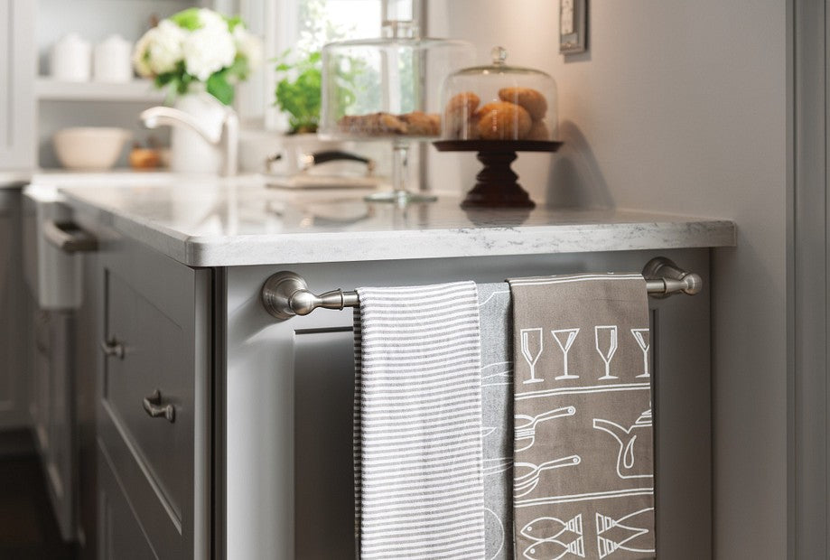 MOEN Y2624BN Banbury 24" Towel Bar Modern Bathroom - Brushed Nickel