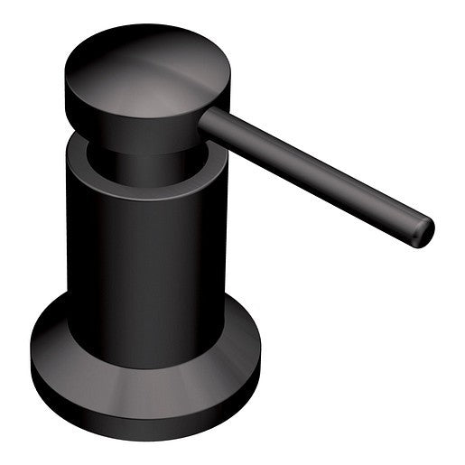 Moen 3942BL Deck Mounted Kitchen Soap & Lotion Dispenser w/ Bottle - Matte Black
