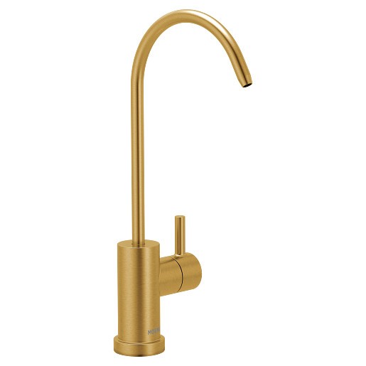 Moen F7660BG Sip High Arc Beverage Faucet Cold Water Dispenser - Brushed Gold