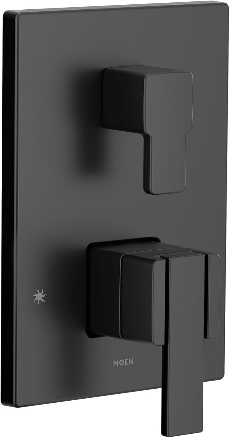 Moen UTS9011BL 90 Degree 2 Function Pressure Balanced Valve Trim - Black