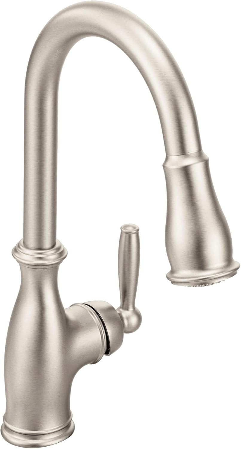 Moen 7185SRS Brantford 1-Handle Pulldown Spray Kitchen Faucet - Spot Resist