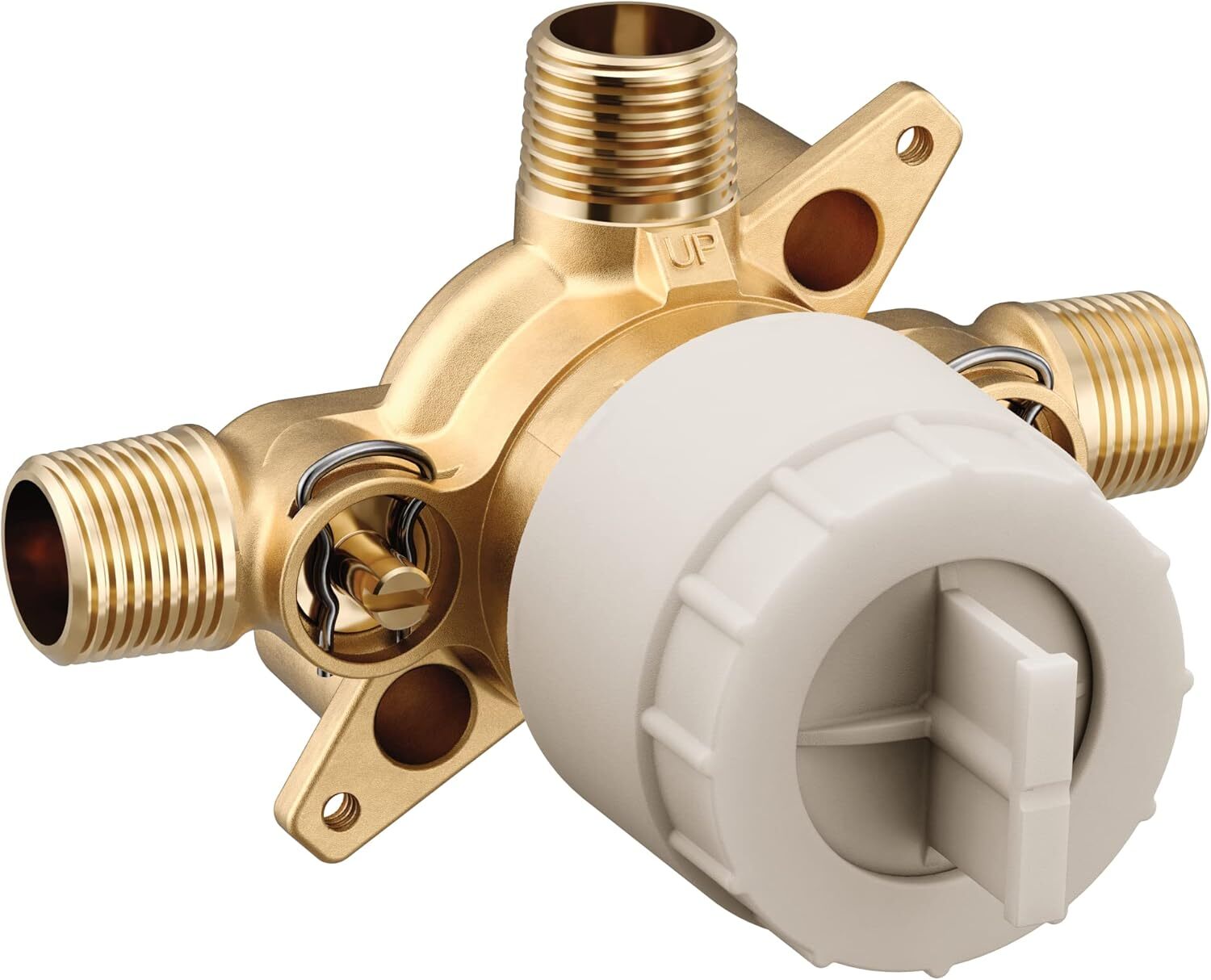 Moen U130CIS M-CORE 3 Port Pressure Balanced Rough-in Valve 1/2" CC/IPS w/ Stops
