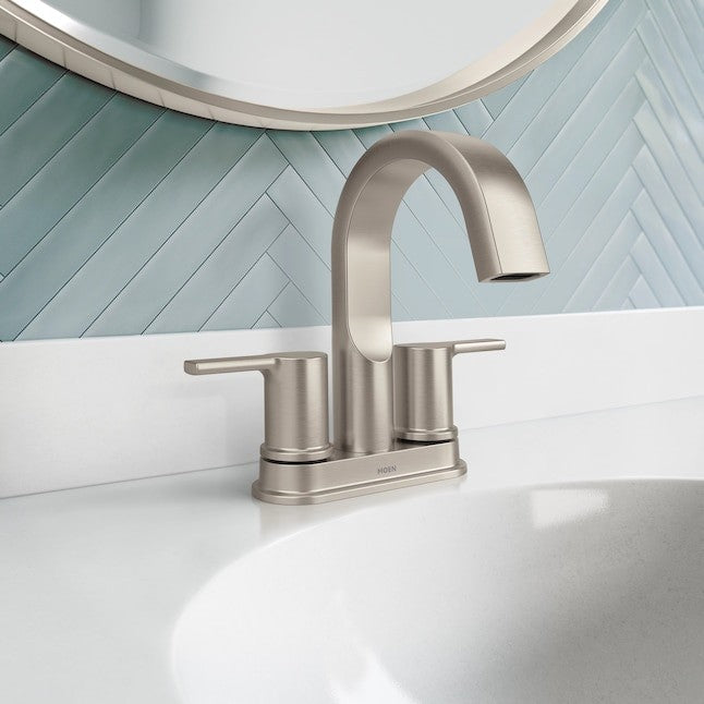 Moen 84153SRN Avri 2-Handle Bathroom Faucet - Spot Resist Brushed Nickel