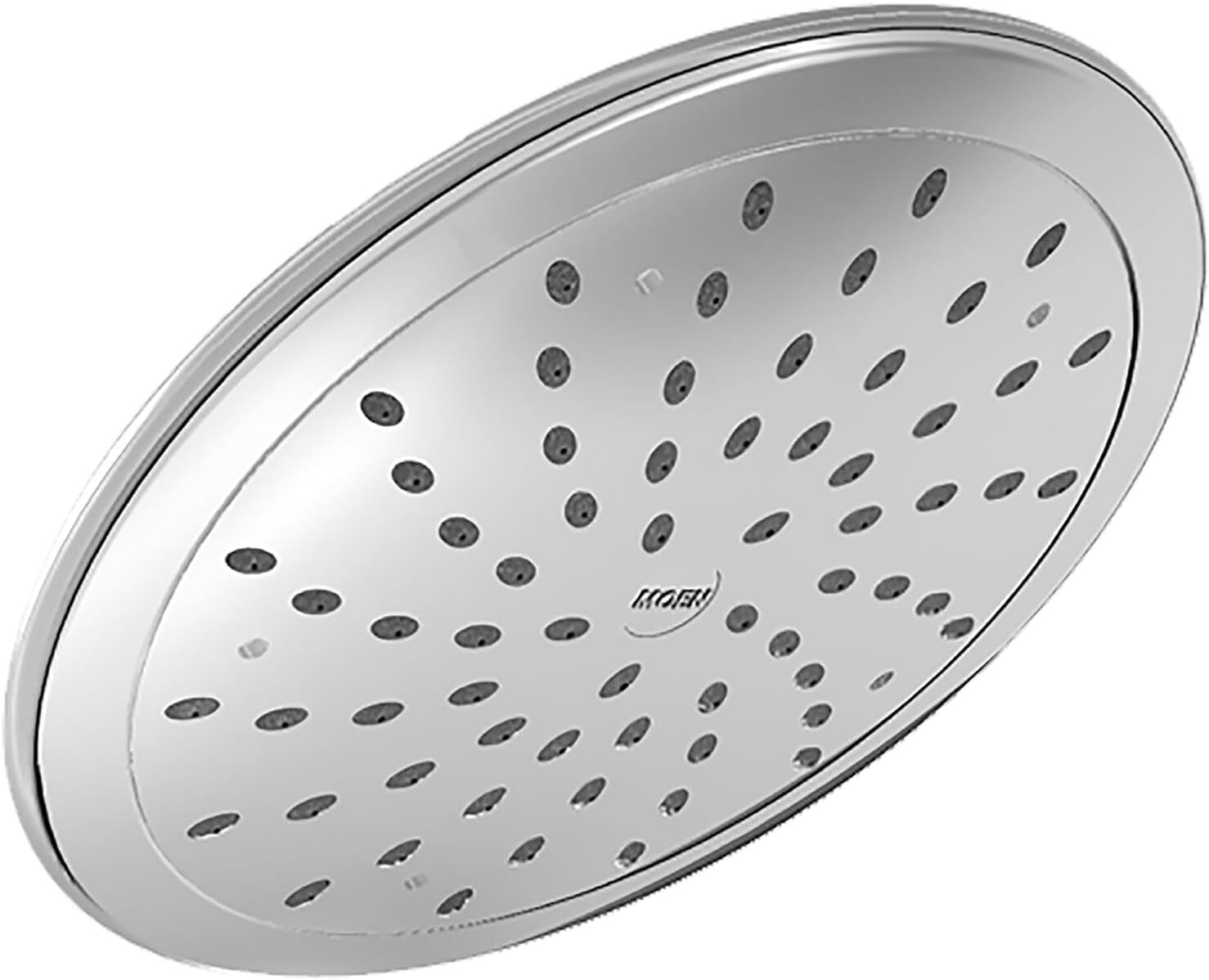 Moen Chrome Bathroom 8-Inch Wide Fixed Rainfall Showerhead, 6345