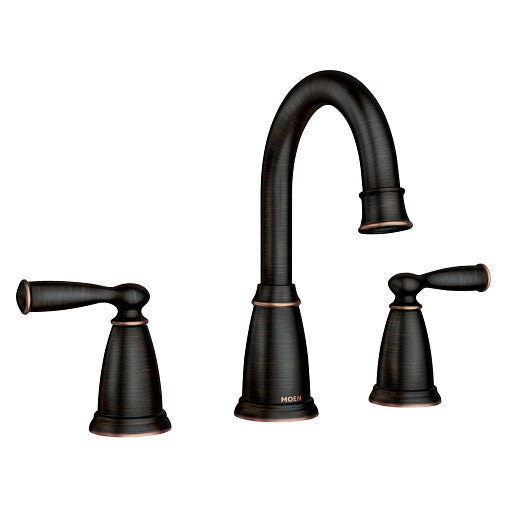 MOEN 84947BRB Banbury 8 in. Widespread Bathroom Faucet in Mediterranean Bronze