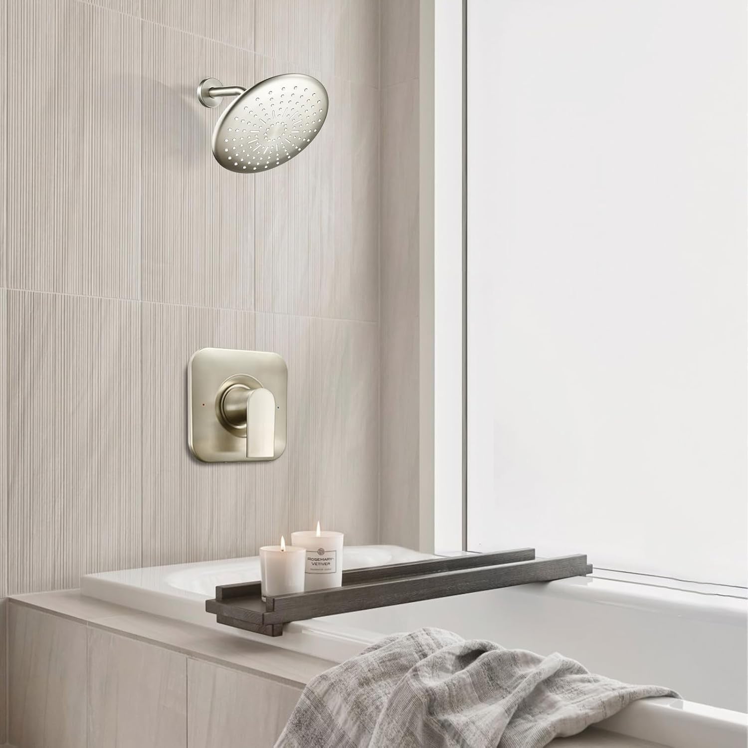 Moen T2471BN Genta LX Brushed Nickel Posi-Temp Shower Valve Trim Lever Handle
