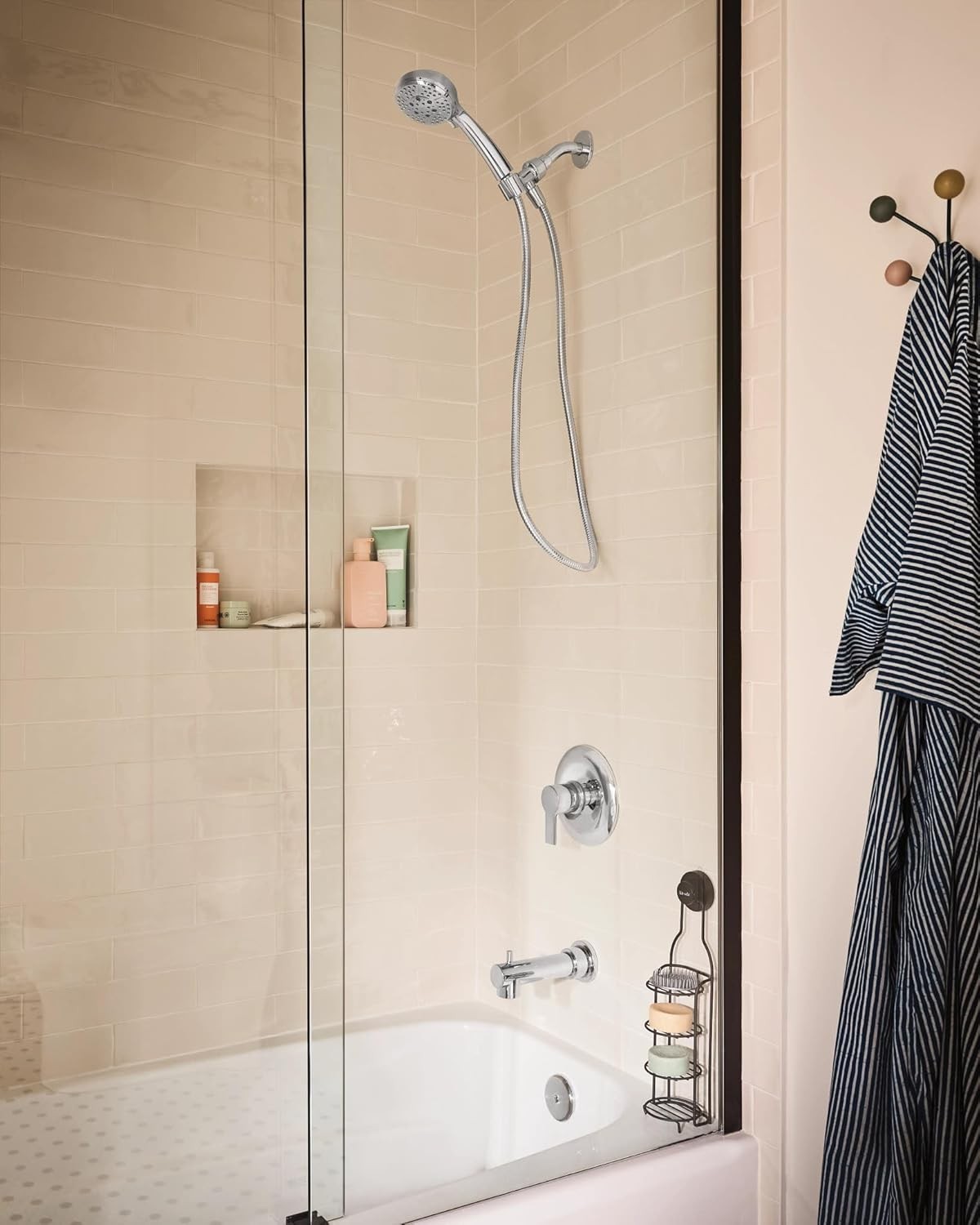 Moen 82618 Meena 1-Handle Faucet Handshower Shower & Tub Spout - Chrome