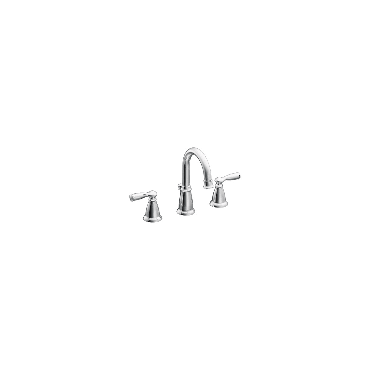 Moen Banbury 8 in. WS84924 Double Handle High Arc Bathroom Faucet Chrome