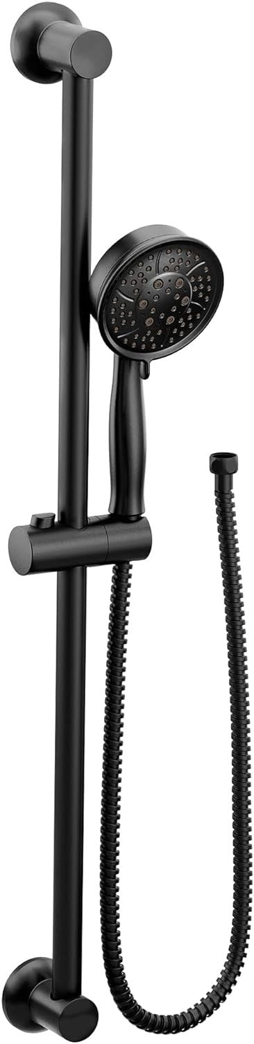 Moen 3667EPBL 1.75 GPM Multi Function Handheld Shower Slide Bar Eco Matte Black