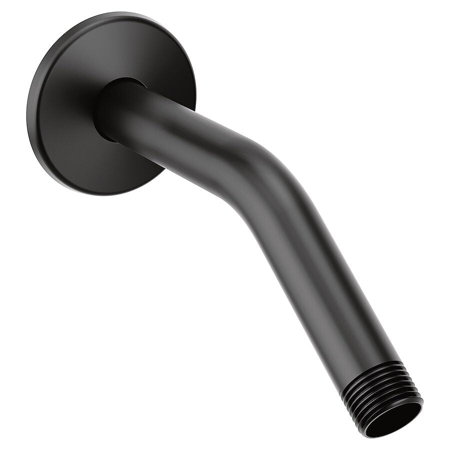 Moen  S134BL  - 6" Tub and Shower Arm 10154BL and Flange 137488BL - Matte Black