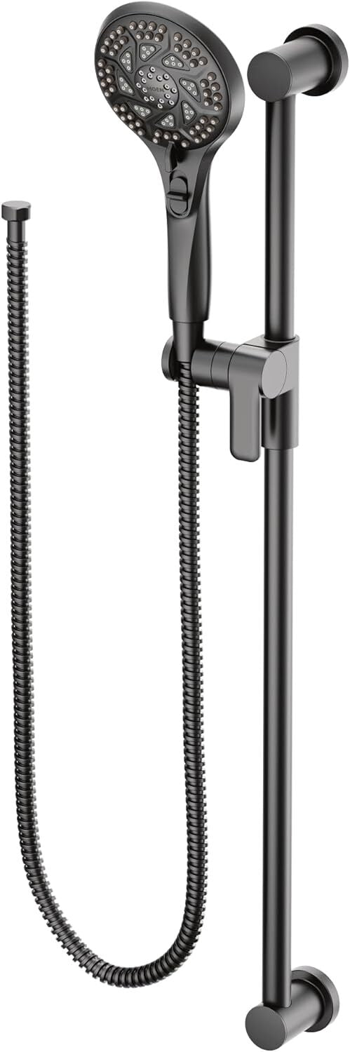 Moen 3671EPBL Multi-Function Hand Shower w/ Slide Bar & Hose In Matte Black