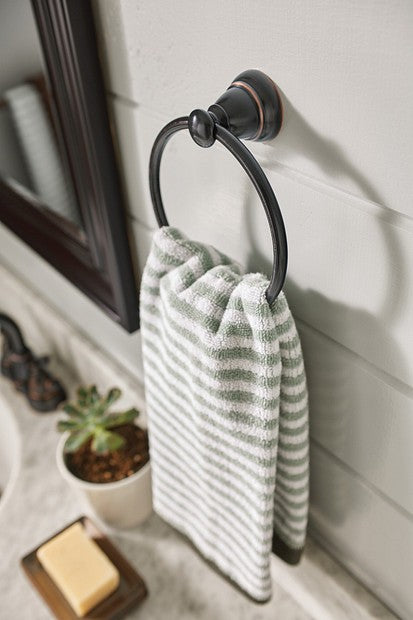 MOEN Y2686BRB Banbury Towel Ring - Mediterranean Bronze