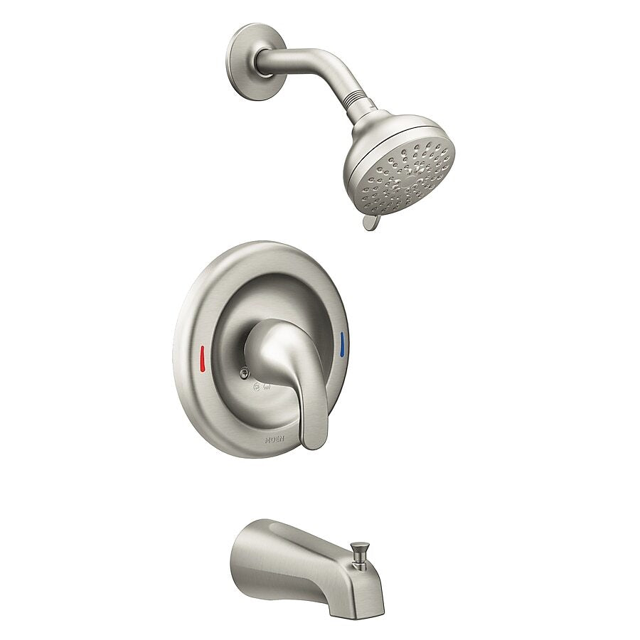 Moen 82603SRN Adler Single Handle Posi-Temp Pressure Balanced Shower Trim Spot