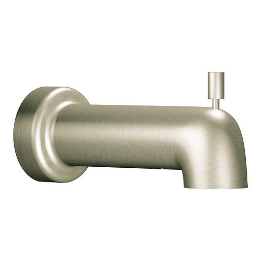 Moen 3890BN Gibson Tub Spout Diverter 6 1/2" Slip Fit - Brushed Nickel