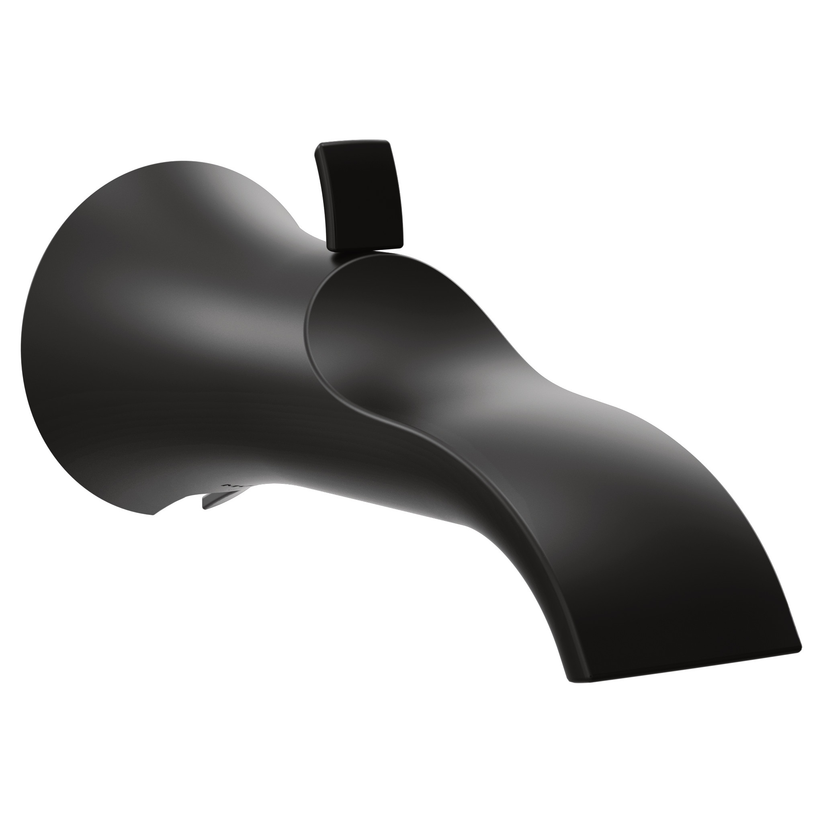 Moen S3835BL Doux Integrated Diverter Tub Spout Matte Black