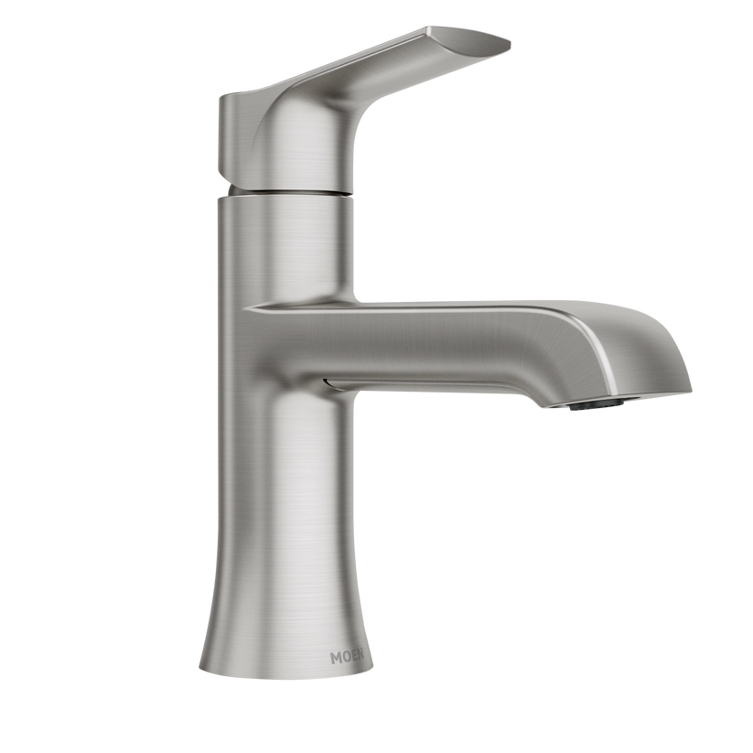Moen Liso 84540SRN 1-Handle Bathroom Sink Faucet - Spot Resist Brushed Nickel