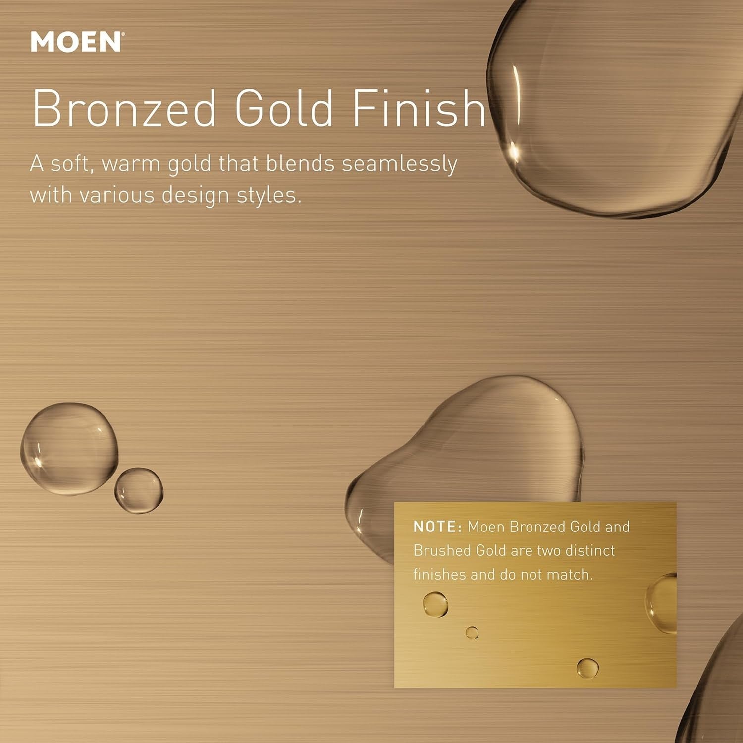 MOEN T2743EPBZG Glyde Posi-Temp Tub & Shower Trim Kit - Bronzed Gold