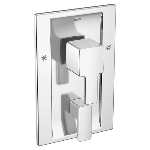 Moen TS2710 90 Degree Posi-Temp with 3-Function Transfer Valve Trim Kit - Chrome