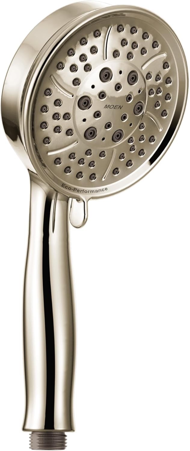 Moen 164927NL 4-Function Eco-Performance Handheld Showerhead Polished Nickel