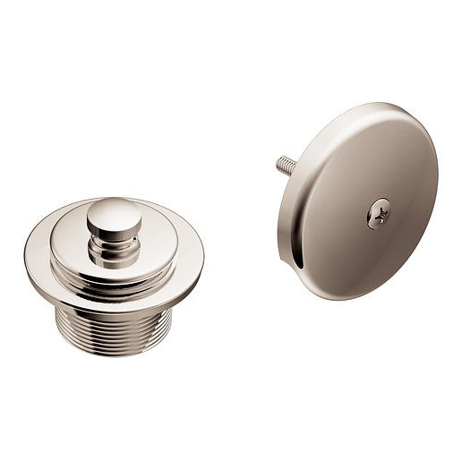 MOEN T90331NL Tub & Shower Drain Push-n-Lock Trim Kit - Polished Nickel