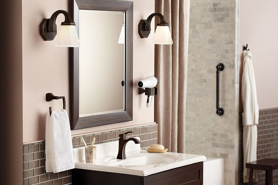Moen YB5103ORB Voss Double Robe Hook - Oil-Rubbed Bronze