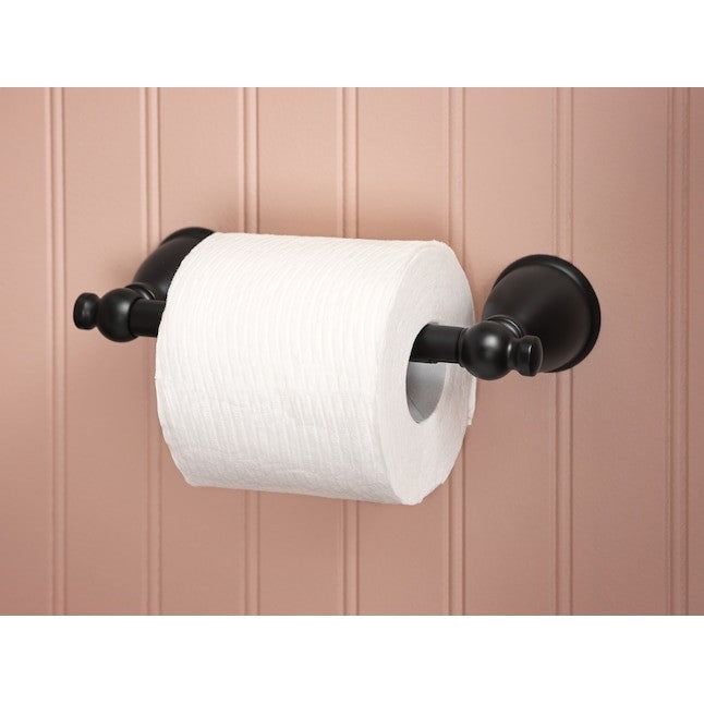 Moen Y3108BL Caldwell Pivoting Toilet Paper Holder - Matte Black