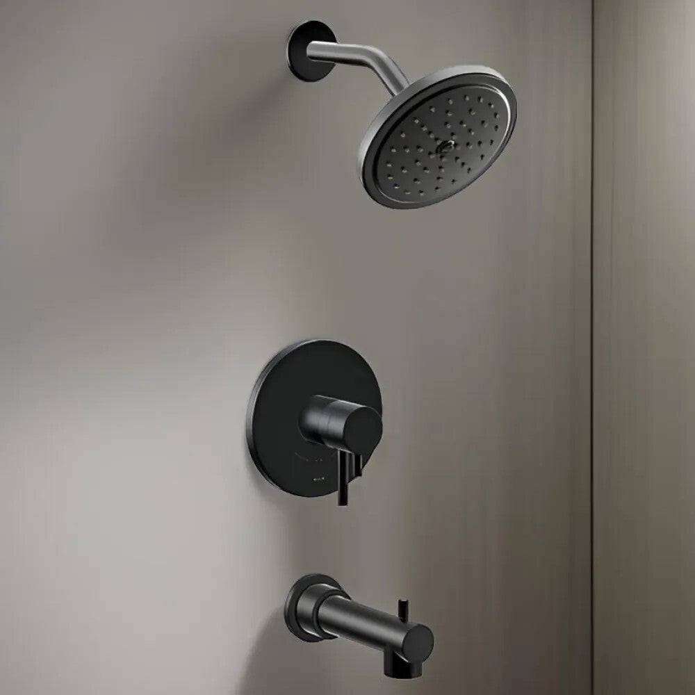 Moen UT4293EPBL Cia M-CORE 4-Series 1-Handle Tub Shower Trim Kit Matte Black