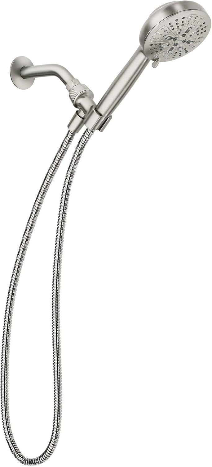 Moen 200H0SRN Hydro Energetix 8-Spray Handheld Shower Head - Spot Resist Nickel