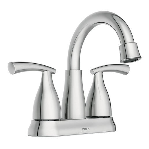 Moen Essie 84128SRN Two-Handle High Arc Centerset Faucet - Chrome