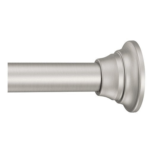 Moen TR1000BN 44” - 72” Adjustable Tension Shower Curtain Rod - Brushed Nickel