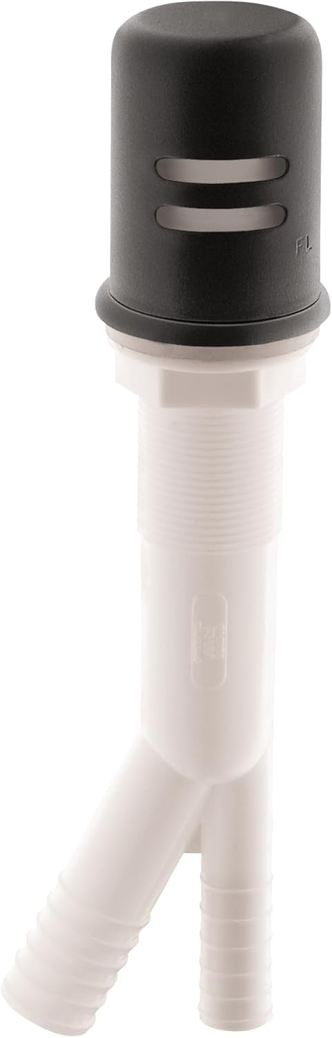 Moen 105895BL Air Gap With Matching Escutcheon for Kitchen Sink - Matte Black