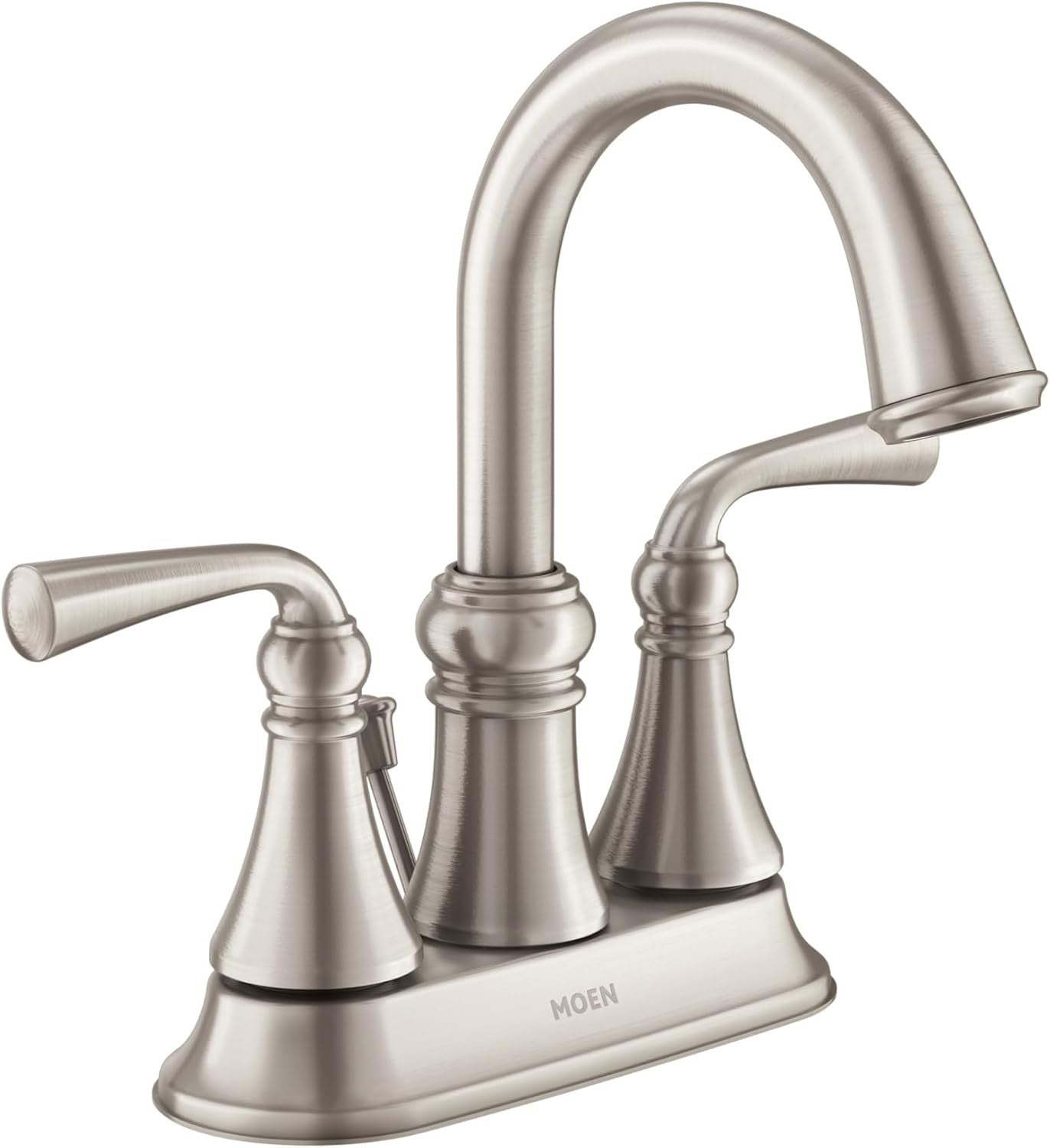 Moen Darcy Bathroom Faucet 4 in. Centerset Spot Resist Brushed Nickel WS84550SRN