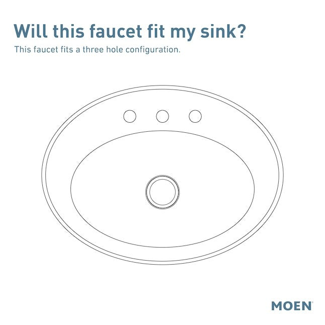 MOEN 84517BL Findlay 8 in. Widespread 2-Handle Bathroom Faucet in Matte Black