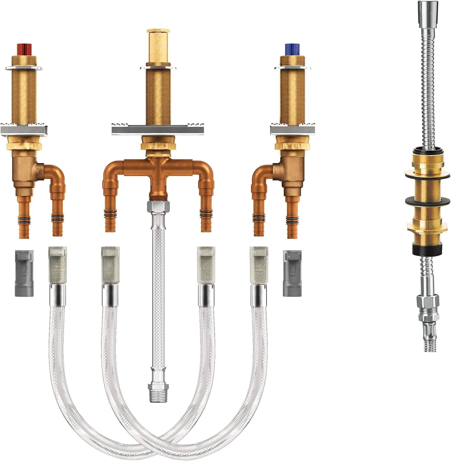 Moen 9793 12 Inch PEX Roman Tub RoughIn Valve w Diverter and 10 Inch Minimum