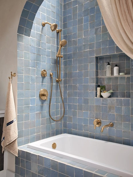 Moen 3558EPBZG Multi Function Hand Shower with Slide Bar - Bronzed Gold