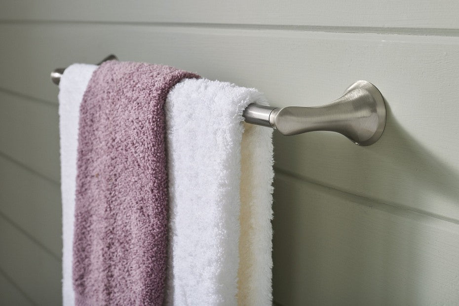 Moen MY1524BN Darcy Towel Bar Press & Mark - Brushed Nickel