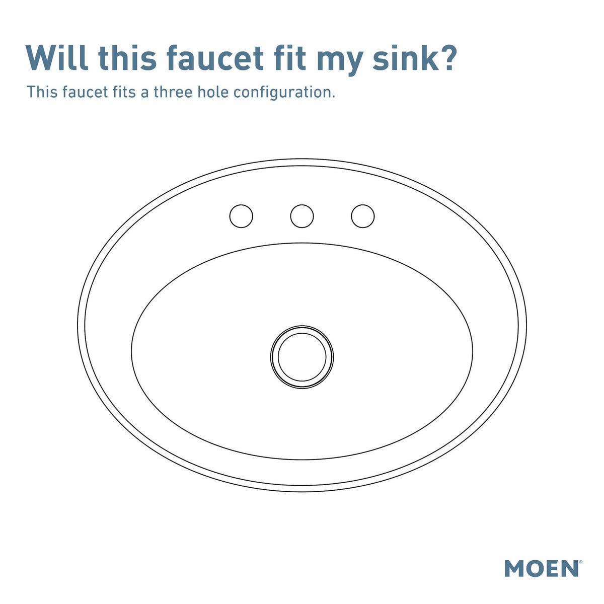 MOEN Korek 84467 4" 2-Handle Centerset Bathroom Sink Faucet - Chrome