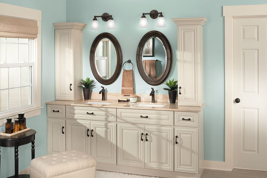 Moen 6600ORB Brantford Single Hole High-Arc Bathroom Faucet in Oil Rubbed Bronze