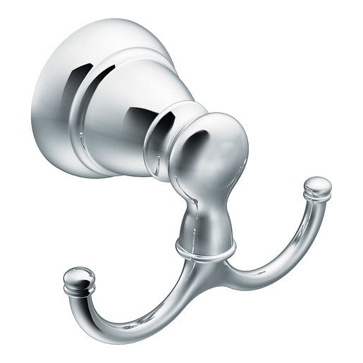 MOEN Y2603CH Banbury Bathroom Double Robe Hook - Chrome