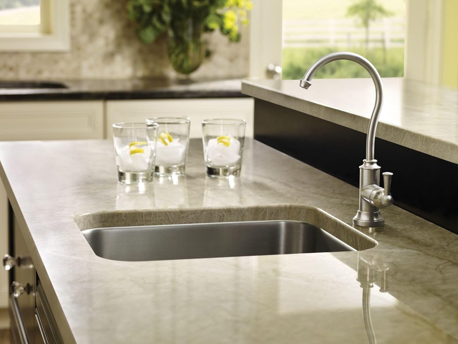 Moen S5510SRS Sip Traditional Cold Water Kitchen Beverage Faucet - Stainless