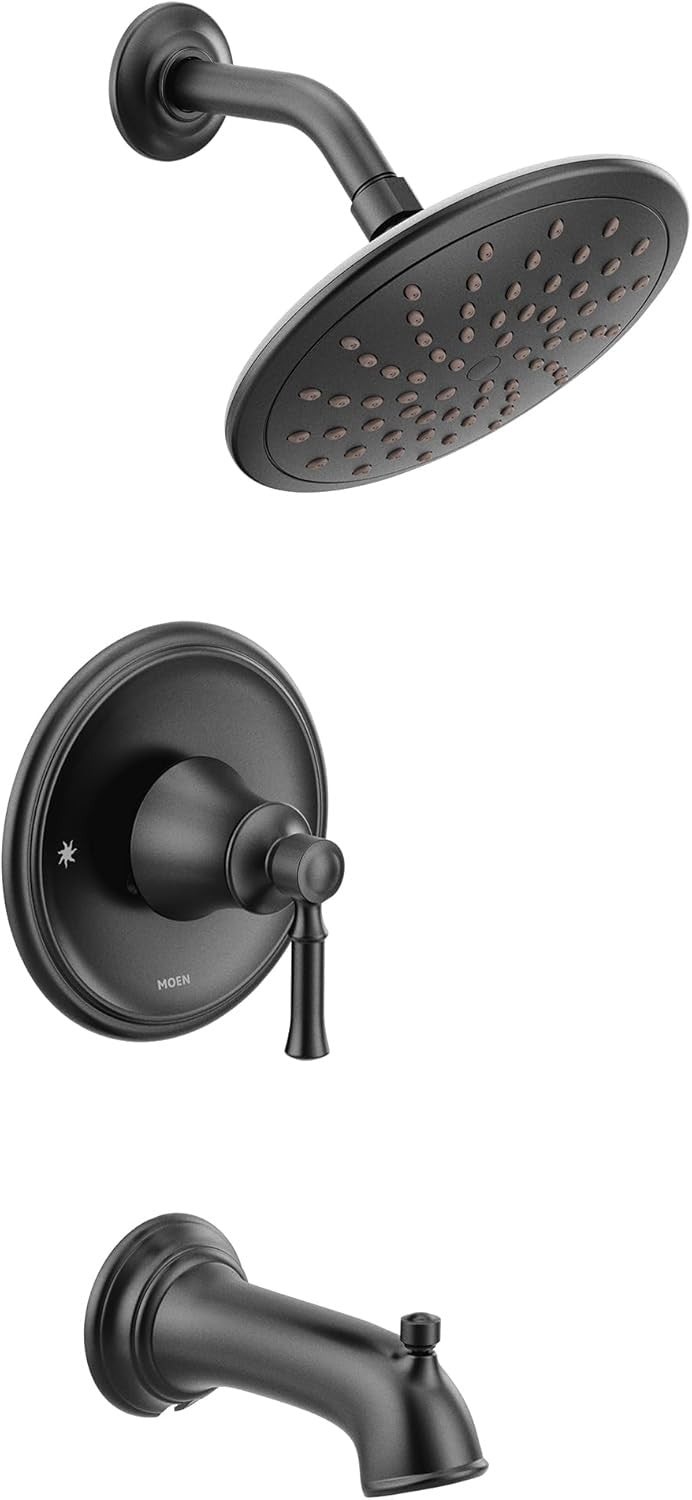 Moen T2283EPBL Dartmoor Posi-Temp Eco-Performance Tub & Shower in Matte Black