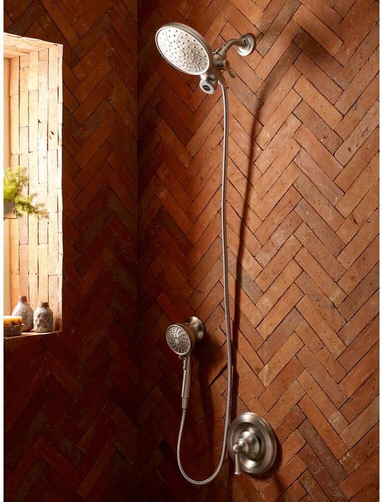 Moen Brecklyn 82611SRN Tub Shower 6-Spray Faucet Set w VALVE - Brushed Nickel