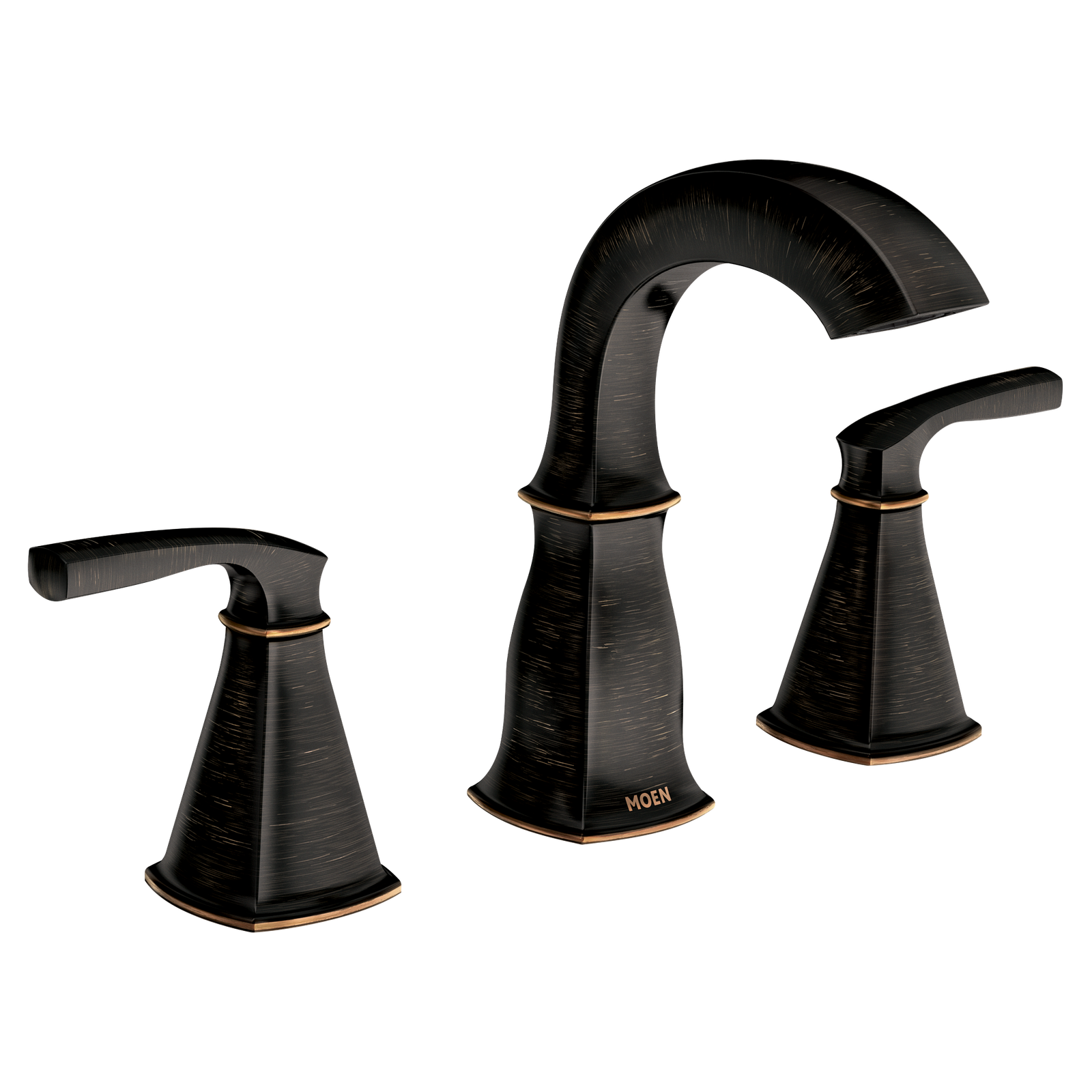 Moen 84722BRB Finney Two-Handle High Arc Bathroom Faucet Mediterranean Bronze