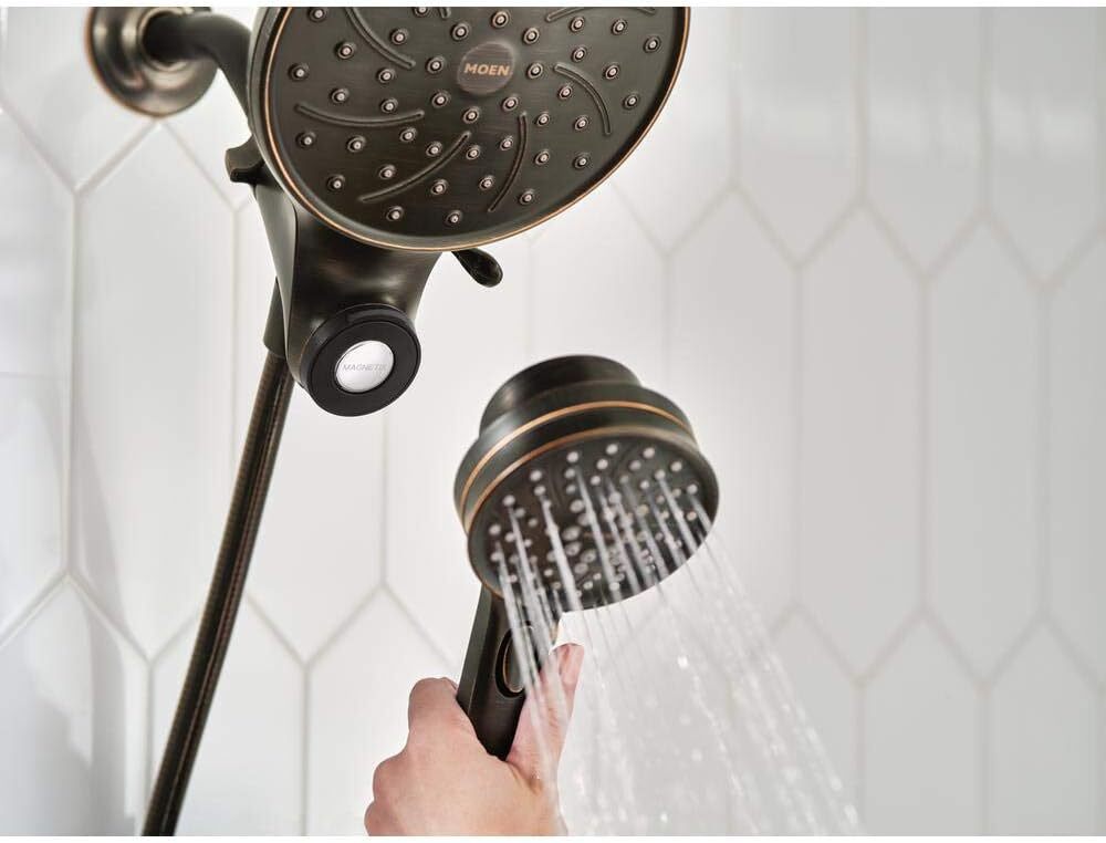 Moen 82610BRB Brecklyn 6 Spray Magnetix Shower Faucet Mediterranean Bronze