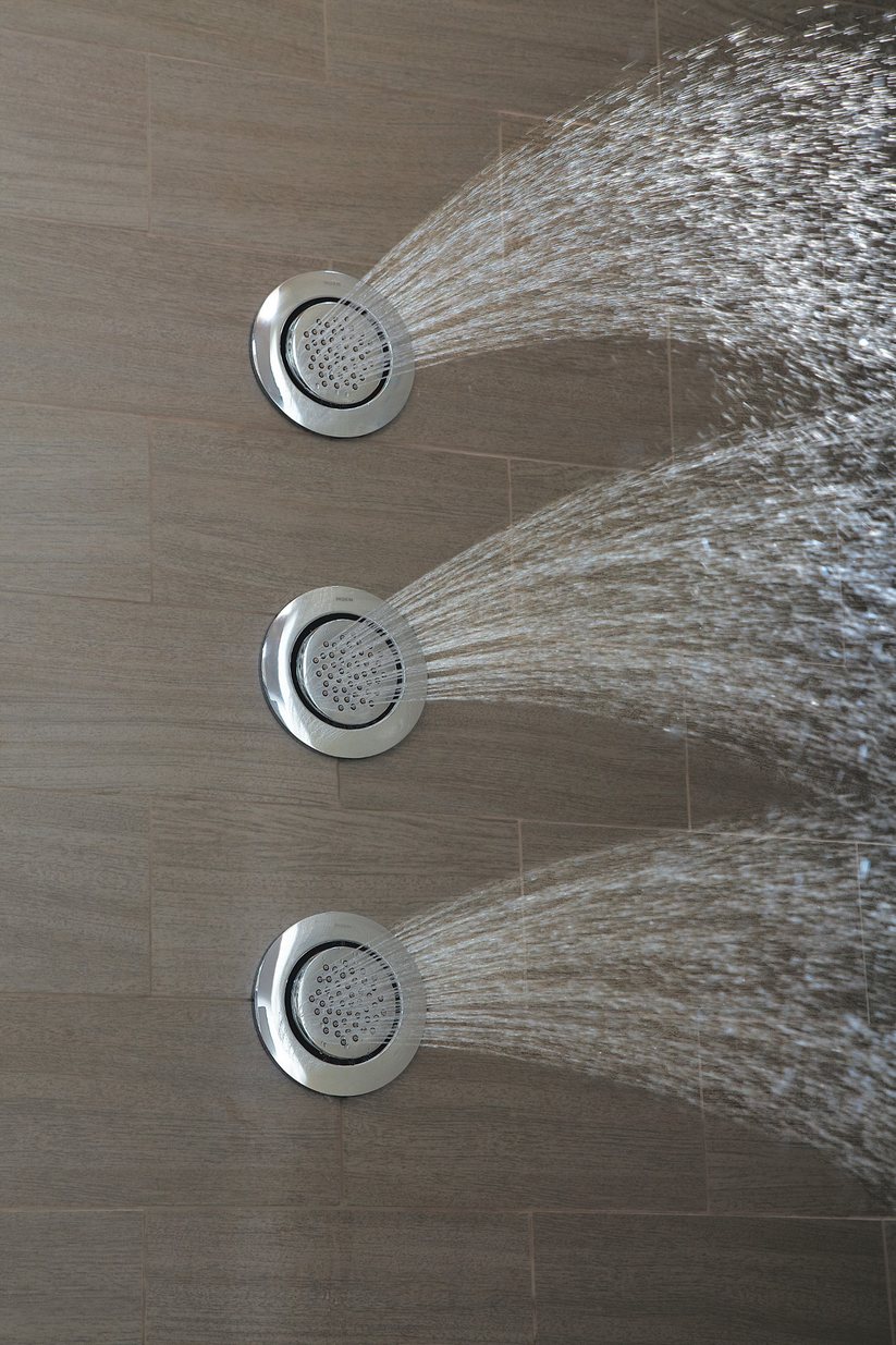 Moen TS1322BL Mosaic Round Single-Function Body Spray - MATTE BLACK